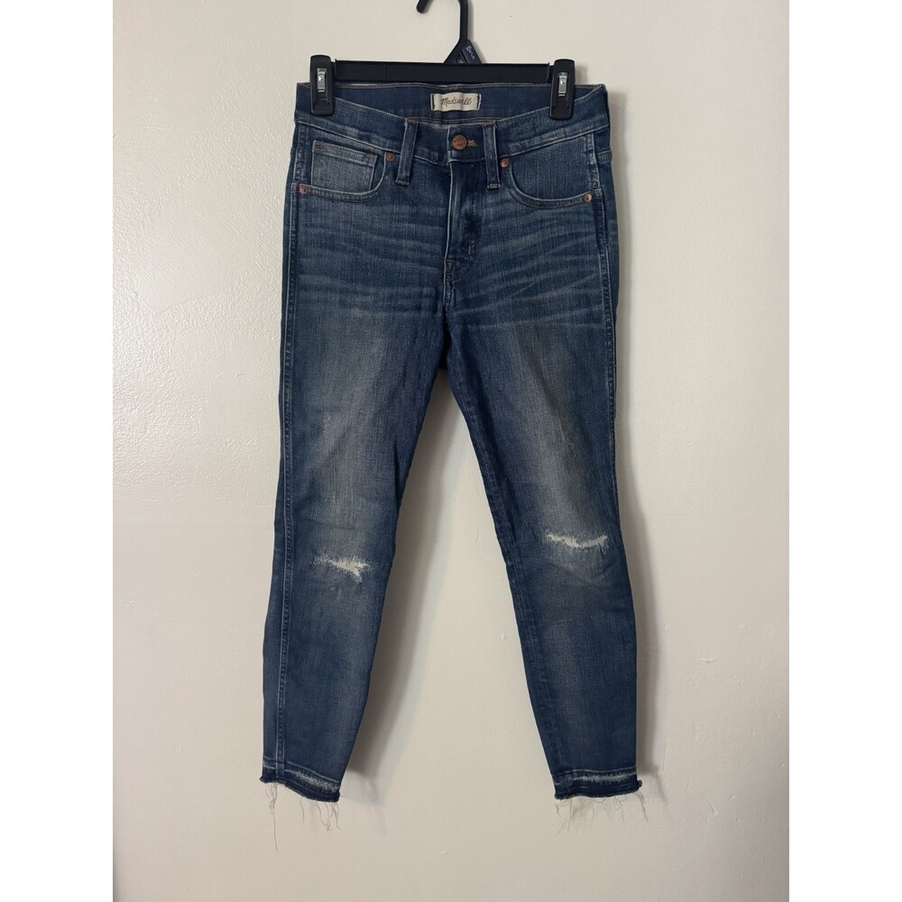Madewell High-Rise Skinny Jean Medium Distressed Wash Size 26P